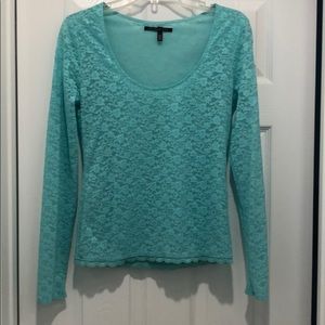 Long Sleeve Lace Tee